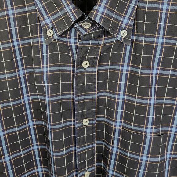 Paul & Shark Yachting Long Sleeve Plaid Print Button Down Shirt Large - Picture 4 of 7
